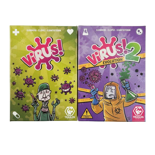 Juego De Cartas De Virus y Virus 2 | Cartas Versión Correcta Juego De Fiesta Para Juegos Familiares Divertidos