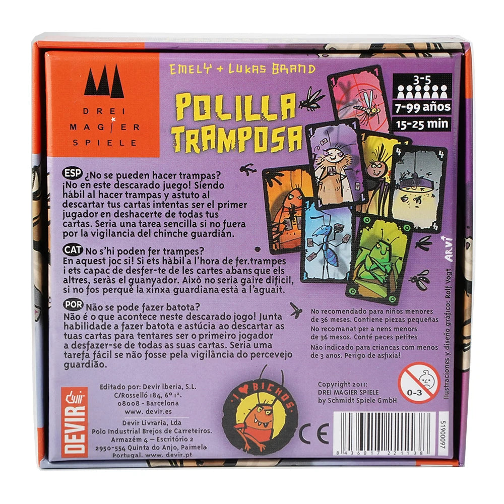 Polilla Tramposa - Juego De Cartas - Devir