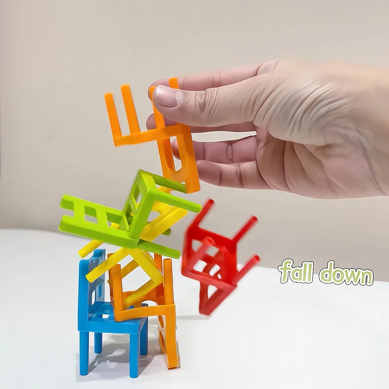 Juego de Sillas Apilables 24-36 Piezas - Rompecabezas Plegable para Niños - Juego de Fiesta y Social para Niños