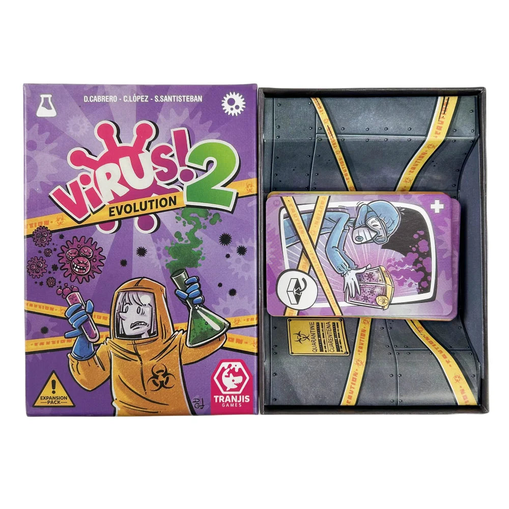 Juego De Cartas De Virus y Virus 2 | Cartas Versión Correcta Juego De Fiesta Para Juegos Familiares Divertidos