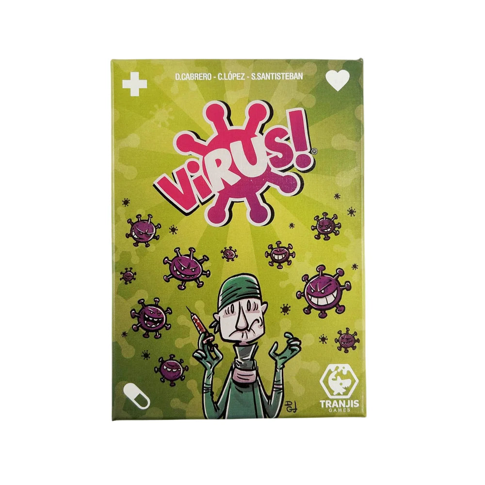 Juego De Cartas De Virus y Virus 2 | Cartas Versión Correcta Juego De Fiesta Para Juegos Familiares Divertidos