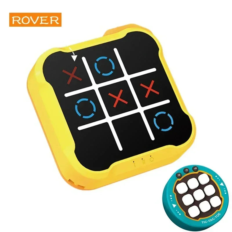 Tablero Electrónico Multifuncional de Tic-Tac-Toe - Juegos de Mesa Montessori - Juego de Puzzle de Mesa